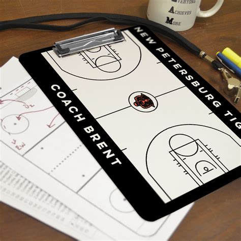 custom basketball dry erase clipboard.